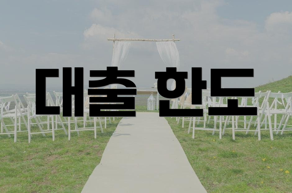 대출 한도