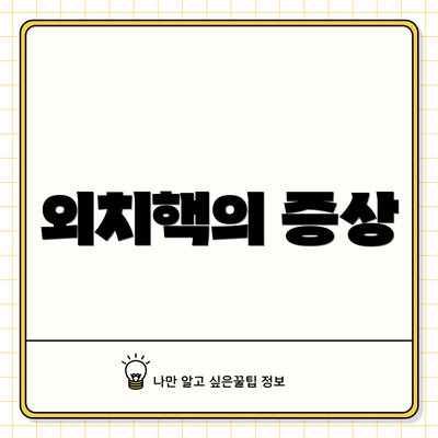 외치핵의 증상