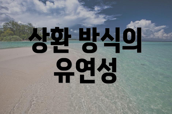 상환 방식의 유연성